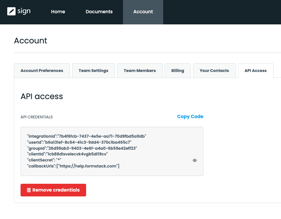 Formstack Sign API Overview